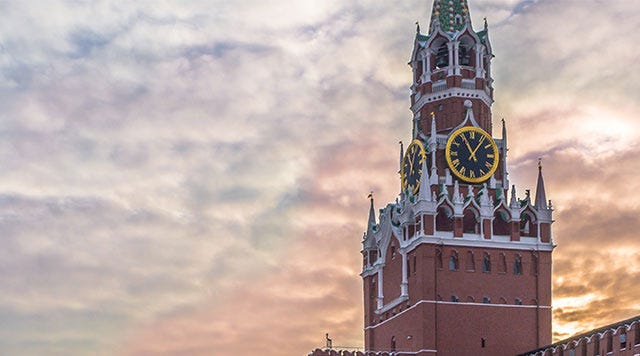 Spasskaya Tower - The Kremlin's clock tower